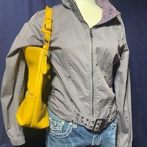 Silver jeans cotton lace zip up jacket great find!